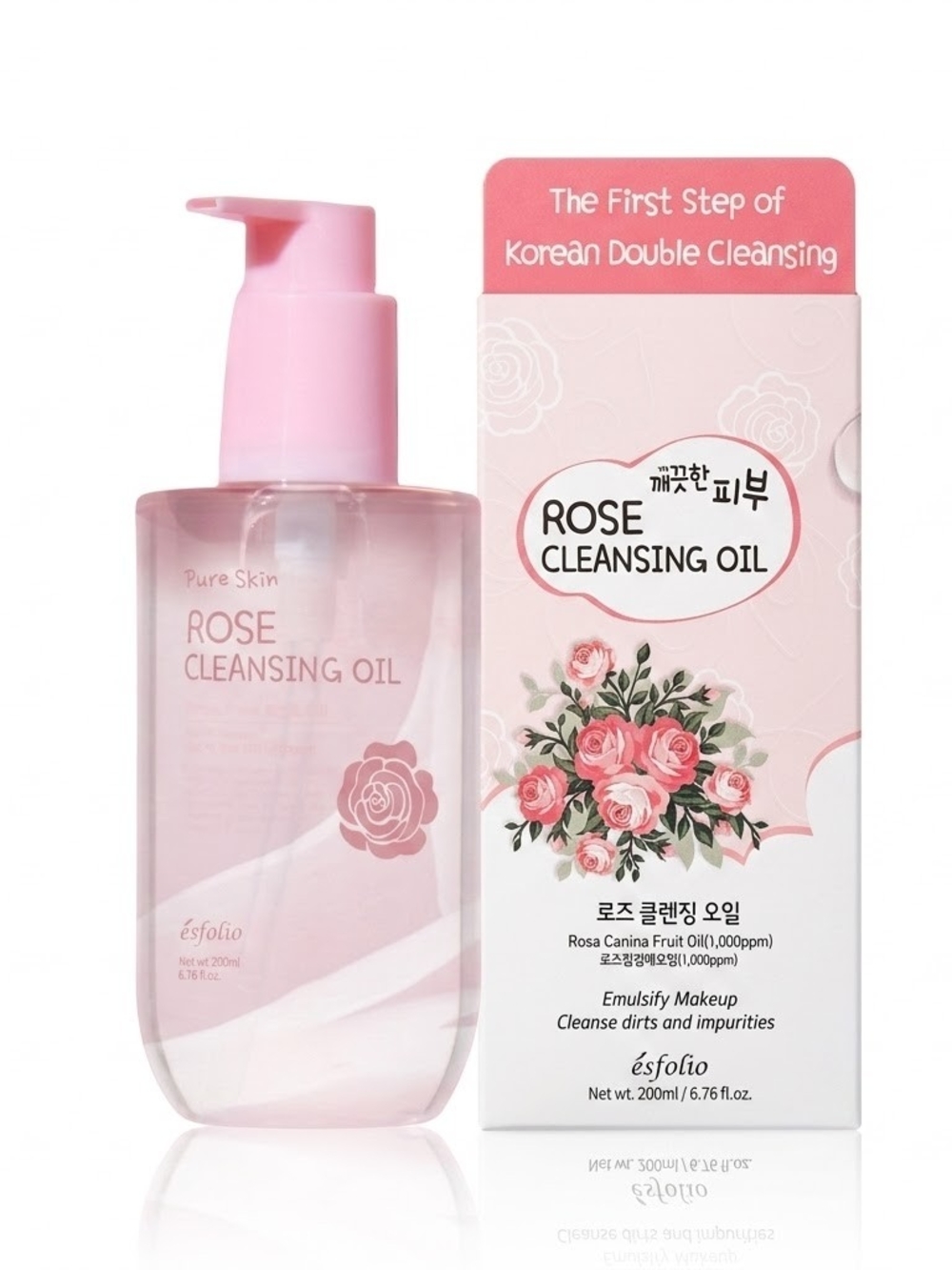 Esfolio Rose Cleansing Oil - 6.76 fl oz, NIB